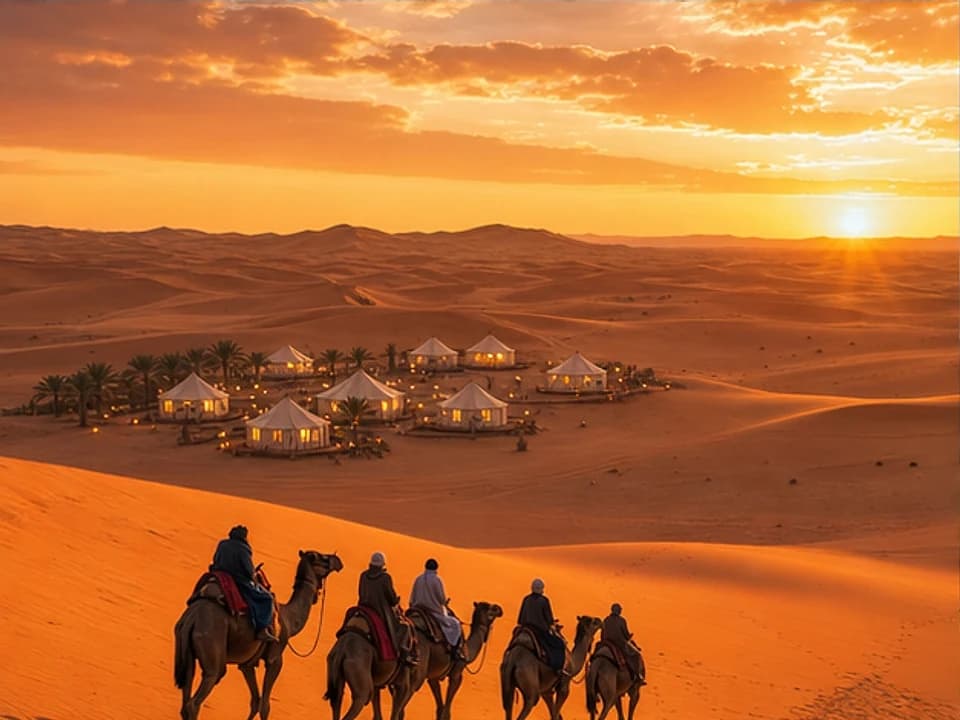 Sleep in the desert experience in Morocco