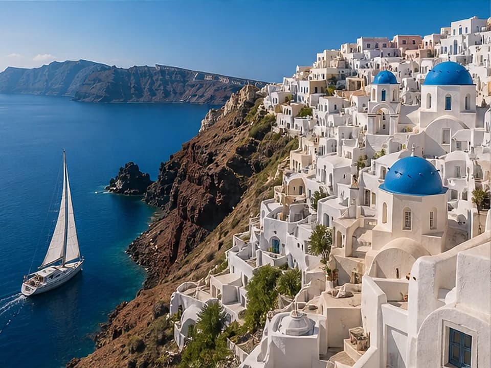Sail the caldera experience in Santorini